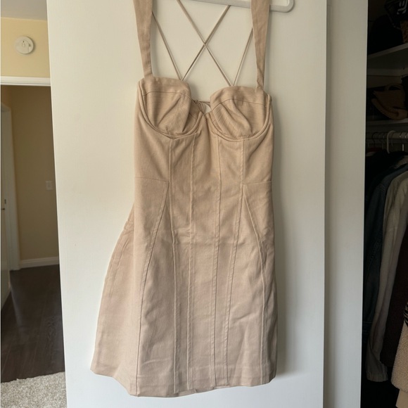 OH POLLY GIOVANA DRESS 💫 SAND - Picture 5 of 7